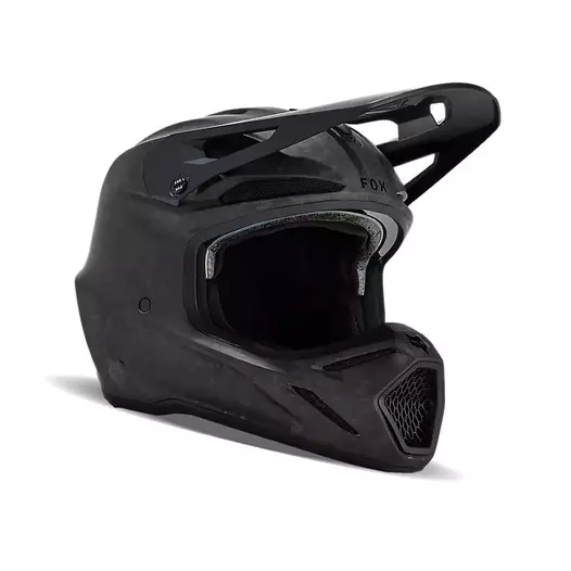 Fox V3 Rs Carbon Мотошлем Black Matt Черный (размер: s)