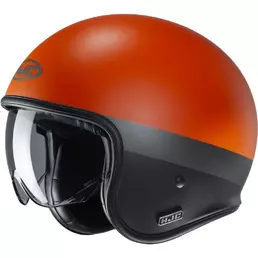 Hjc V30 Perot Мотошлем Orange Black Оранжевый