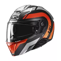 Hjc I91 Arven Modular Мотошлем Orange Оранжевый