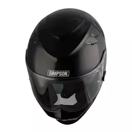 Simpson Venom 22.06 Мотошлем Black Gloss Черный