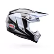 Bell Moto-10 Spherical Grid Мотошлем White Black Белый