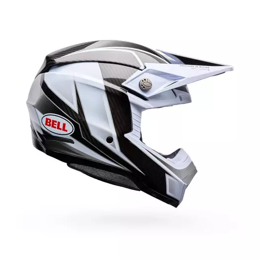 Bell Moto-10 Spherical Grid Мотошлем White Black Белый