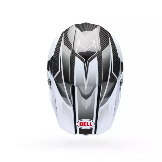 Bell Moto-10 Spherical Grid Мотошлем White Black Белый