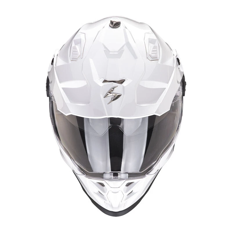 Scorpion Adf-9000 Air Solid Мотошлем White Белый
