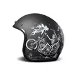 Dmd Jet Retro Ghost Rider Мотошлем Matt Черный