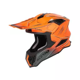 Acerbis Airstrike-x Мотошлем Orange Grey Оранжевый