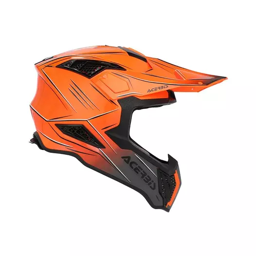 Acerbis Airstrike-x Мотошлем Orange Grey Оранжевый