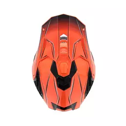 Acerbis Airstrike-x Мотошлем Orange Grey Оранжевый