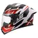 Ls2 Ff820 Rapid 3 Xtrem Мотошлем White Red Белый
