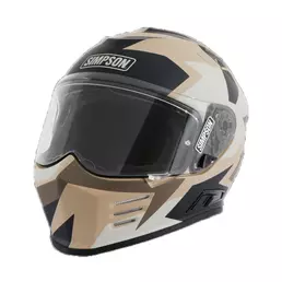Simpson Venom 22.06 Мотошлем Camo Brown Коричневый