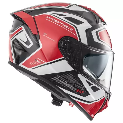 Premier Evoluzione Rr 2 Мотошлем Red White Красный