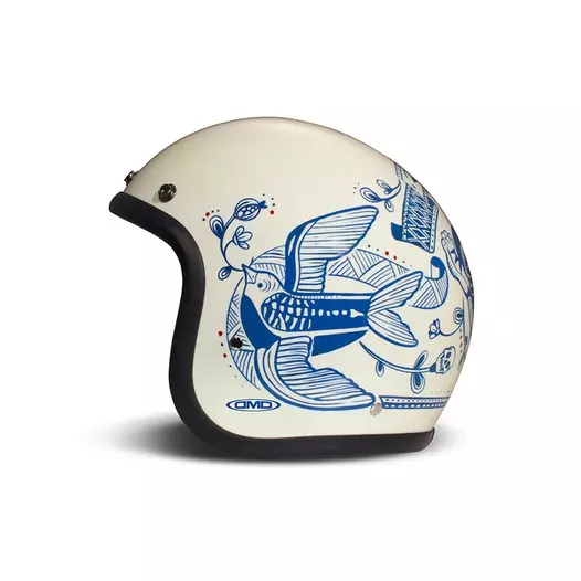 Dmd Jet Retro Tigre Мотошлем Белый