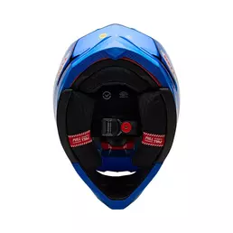 Bell Moto-10 Spherical Et3 Cortez Special Edition Мотошлем Blue Синий