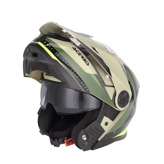 Acerbis Rider Modular Мотошлем Green Brown Зеленый