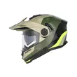 Acerbis Rider Modular Мотошлем Green Brown Зеленый