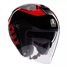 Agv Irides E2206 Valenza Мотошлем Grey Black Red Красный