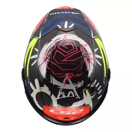 Ls2 Ff805 Thunder Carbon Gp Aero Aldeguer 25 Красный