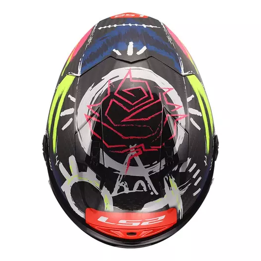 Ls2 Ff805 Thunder Carbon Gp Aero Aldeguer 25 Красный