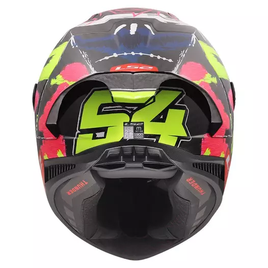 Ls2 Ff805 Thunder Carbon Gp Aero Aldeguer 25 Красный