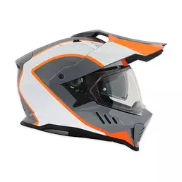 Simpson Xcursion Neon Мотошлем Orange Оранжевый