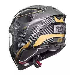 Premier Hyper Carbon 22.06 Tk 19 Мотошлем Gold Золотистый