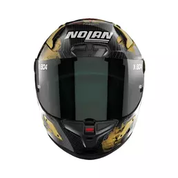 Nolan X-804 Rs Ultra Carbon Replica Checa Gold Золотистый