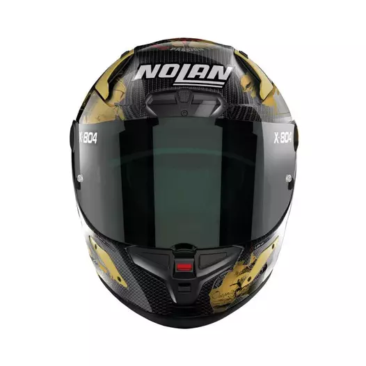 Nolan X-804 Rs Ultra Carbon Replica Checa Gold Золотистый