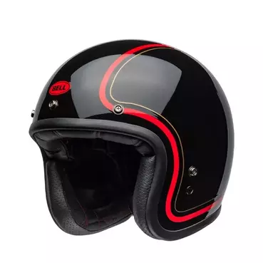 Bell Custom 500 Ece06 Chief Мотошлем Black Gloss Красный
