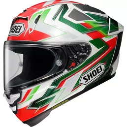 Shoei X-spr Pro Escalate Tc4 Мотошлем Red Green Зеленый