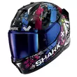 Shark Skwal I3 Hellcat Мотошлем Black Chrome Blue Синий (размер: xs)