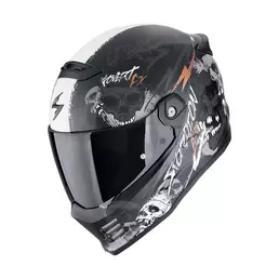 Scorpion Covert Fx Skullz Мотошлем Grey Gold Matt Золотистый