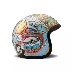Dmd Jet Retro Woodstock Мотошлем Белый