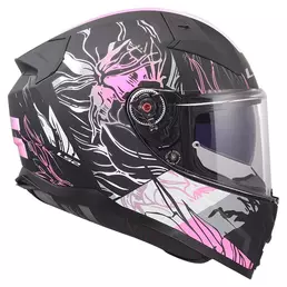 Ls2 Ff811 Vector 2 Darflo Мотошлем Black Pink Matt Розовый