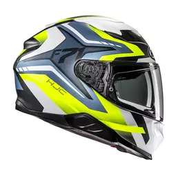 Hjc F71 Fes Мотошлем Yellow Blue Matt Желтый