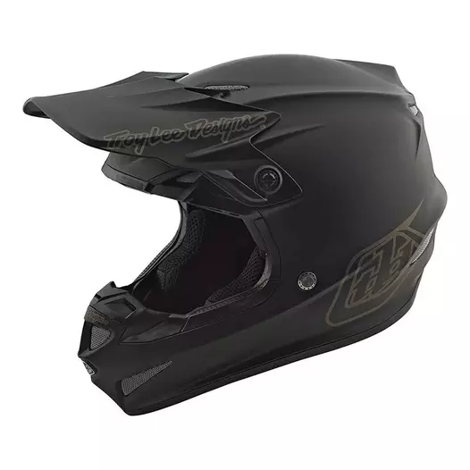 Troy Lee Designs Se4 Polyacrylite Mono Мотошлем Black Черный (размер: s)