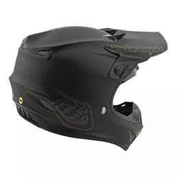 Troy Lee Designs Se4 Polyacrylite Mono Мотошлем Black Черный