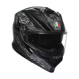 Agv K7 E2206 Damascus Мотошлем Black Silver Черный