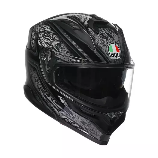 Agv K7 E2206 Damascus Мотошлем Black Silver Черный (размер: xl)