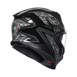 Agv K7 E2206 Damascus Мотошлем Black Silver Черный