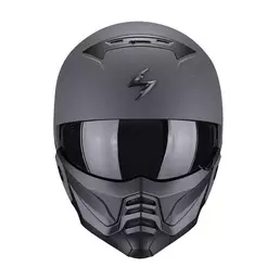Scorpion Exo Combat 2 Graphite Мотошлем Grey Серый