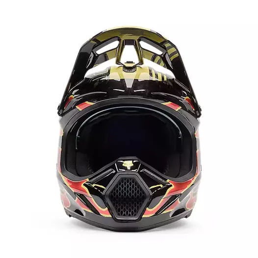 Fox V3 Rs Inning Мотошлем Black Черный