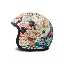 Dmd Jet Retro Circus Мотошлем Белый