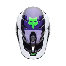 Fox V3 Rs Grid Мотошлем Black Purple Фиолетовый