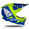 Ufo Echus Мотошлем Blue Yellow Черный