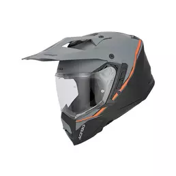 Acerbis Assault Мотошлем Black Orange Fluo Matt Оранжевый