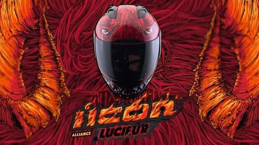 Icon Alliance Lucifur мотошлем красный