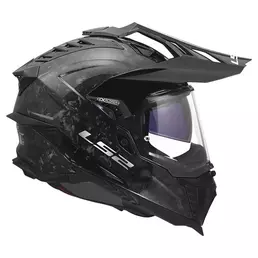 Ls2 Mx701 Explorer Carbon Forged Мотошлем Carbon Черный