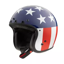 Simpson Chopper Ez Usa Flag Мотошлем Синий