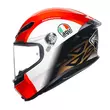 Agv K6 S E2206 Sic 58 Мотошлем Красный