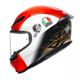 Agv K6 S E2206 Sic 58 Мотошлем Красный